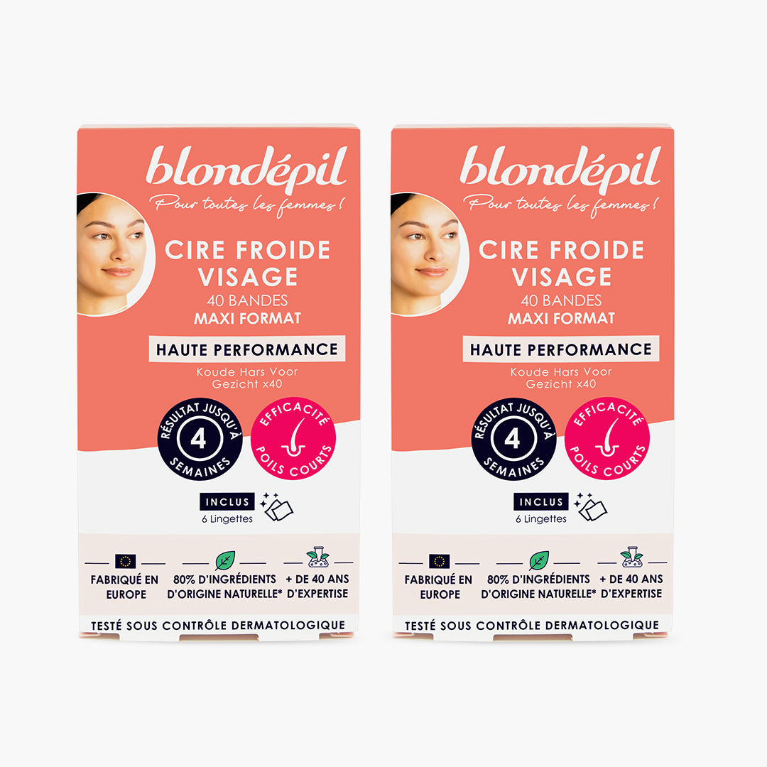 Lot de 2 Cires visage x40