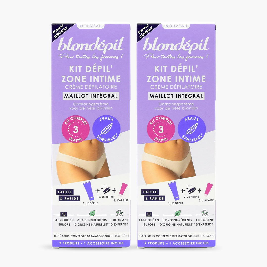Lot de 2 Crèmes dépilatoires - zones intimes