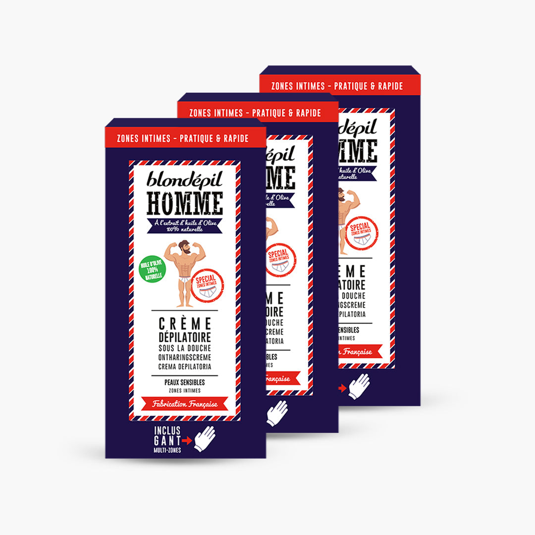 Lot Crèmes dépilatoires zones intimes