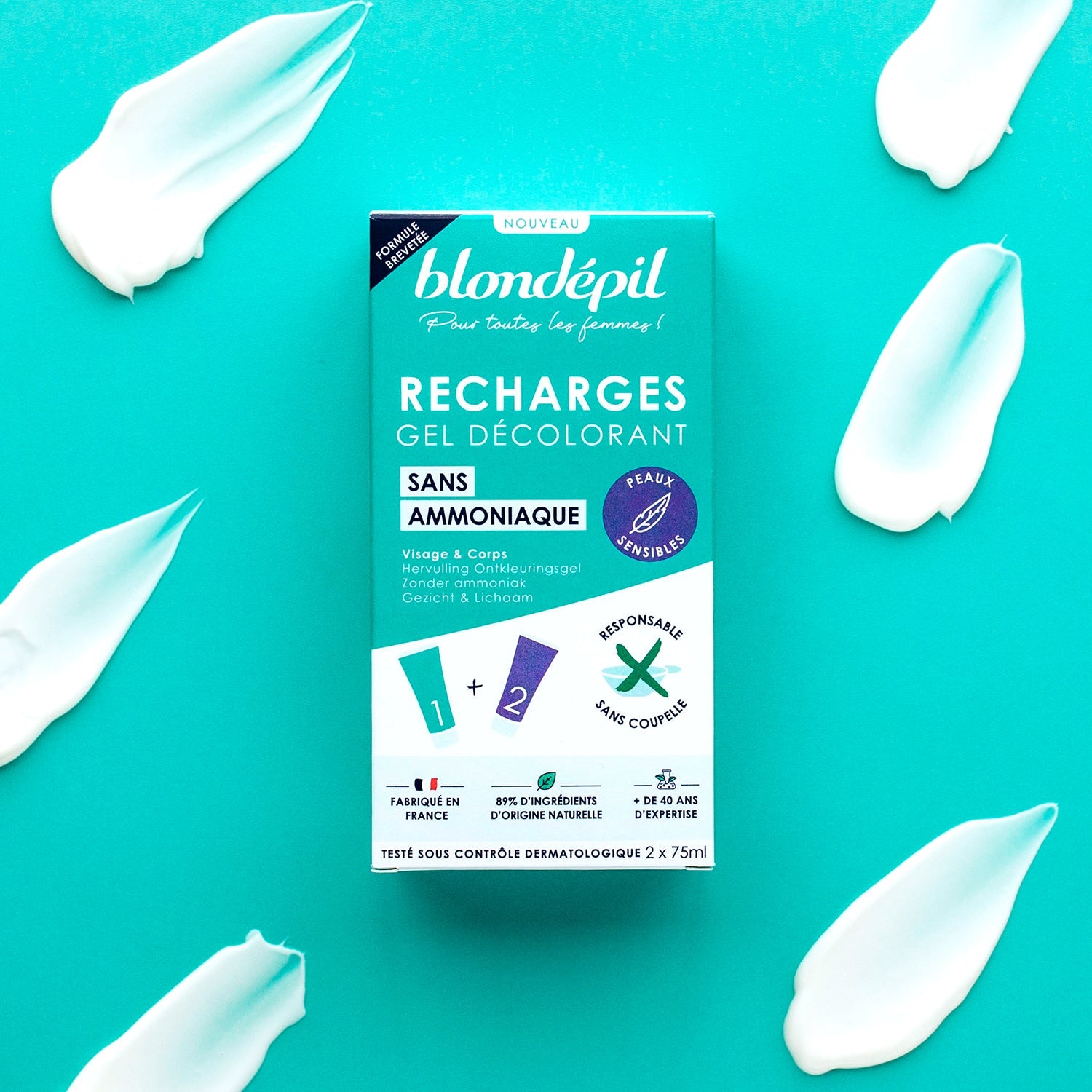Lot DECOLOR' sans Ammoniaque maxi Format + 2 recharges