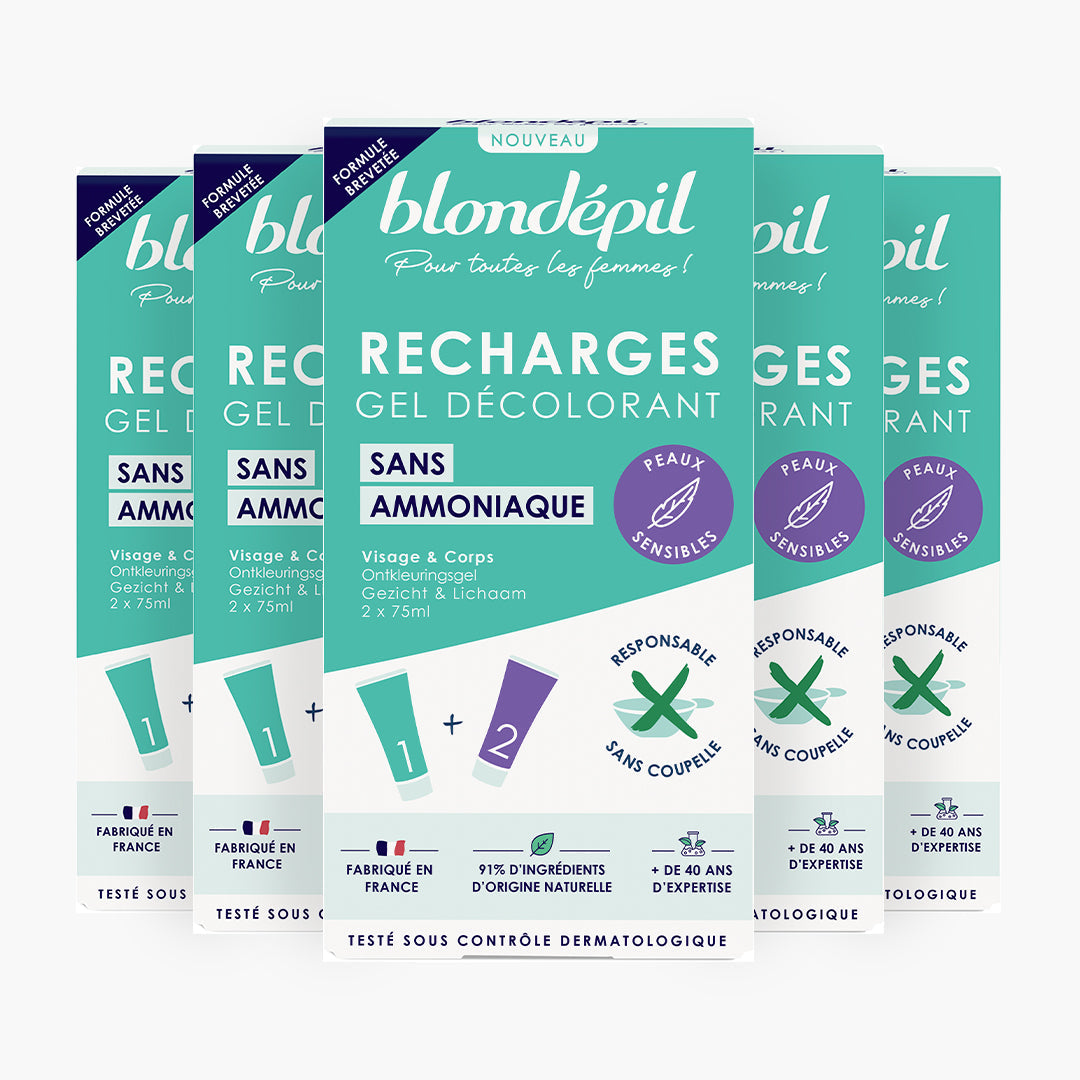 Lot de 5 Recharges Décolor sans Ammoniaque