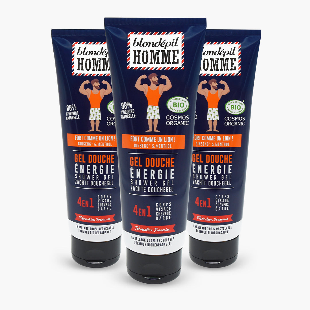Lot 3 gels douche Energie