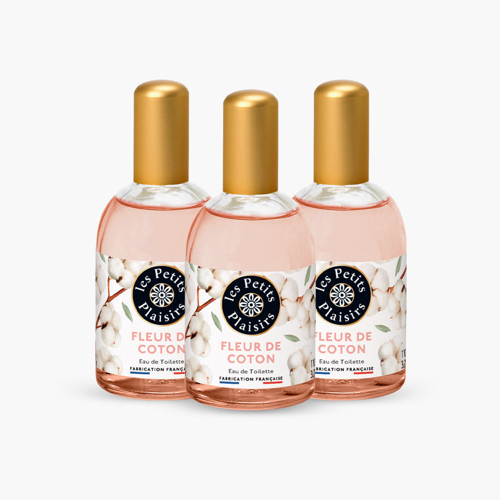 Lot 3 Eaux de toilette Coton