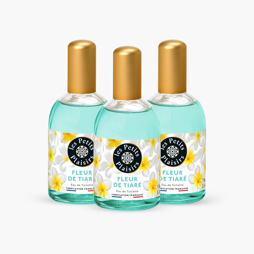 Lot 3 Eaux de Toilette Fleur de Tiaré