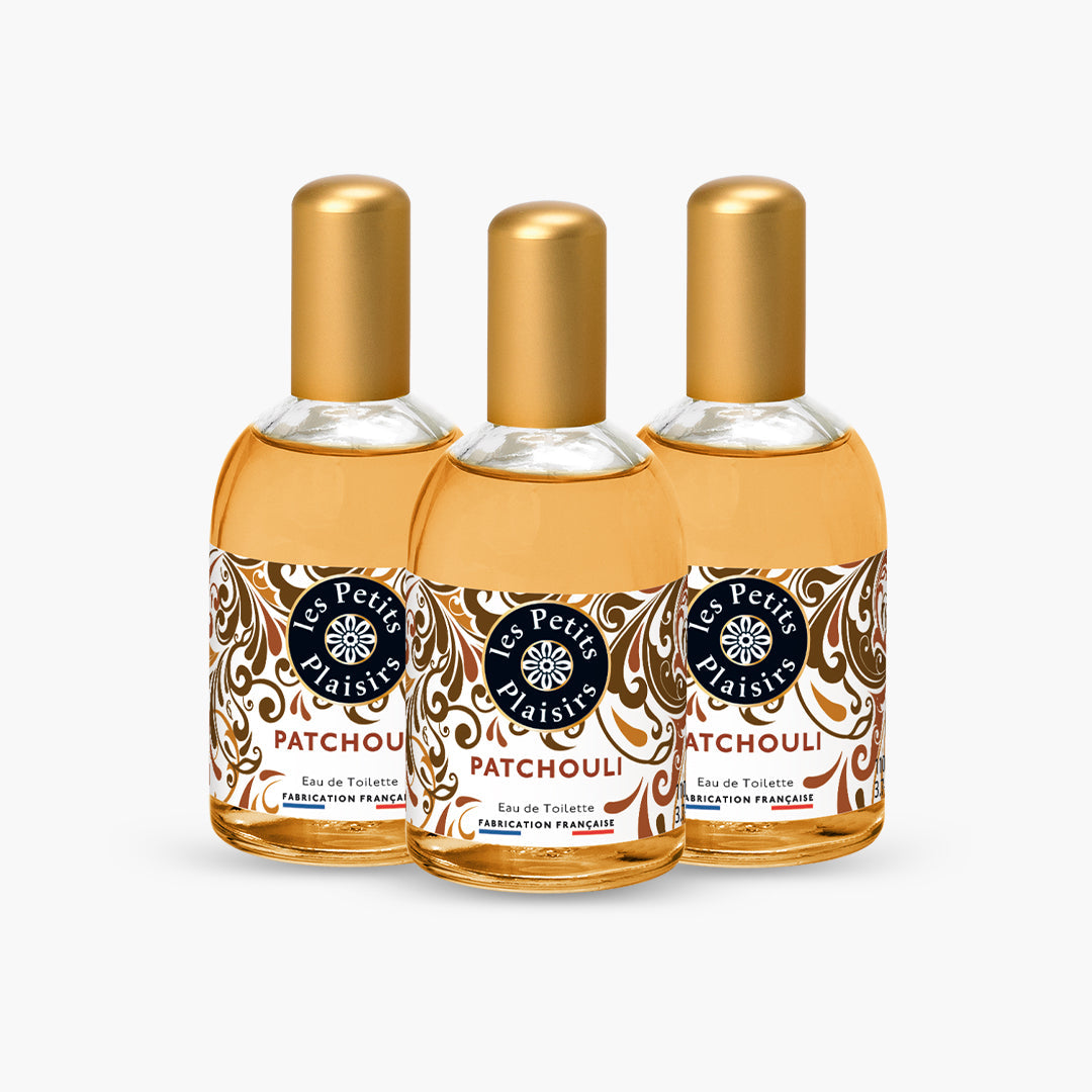 Lot 3 Eaux de toilette Patchouli