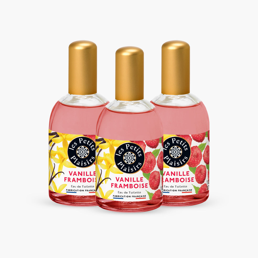 Lot 3 Eaux de toilette Vanille Framboise