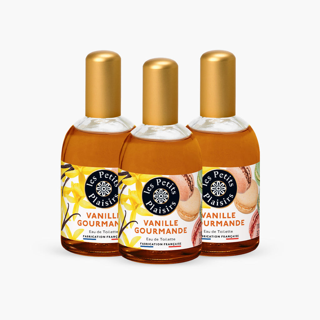Lot 3 Eaux de toilette Vanille Gourmande